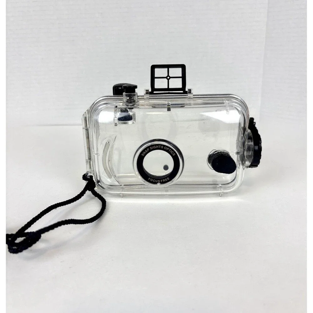 Vintage Snap Sights Optics Focus Free SS1004160 Underwater 35mm Camera Case EUC